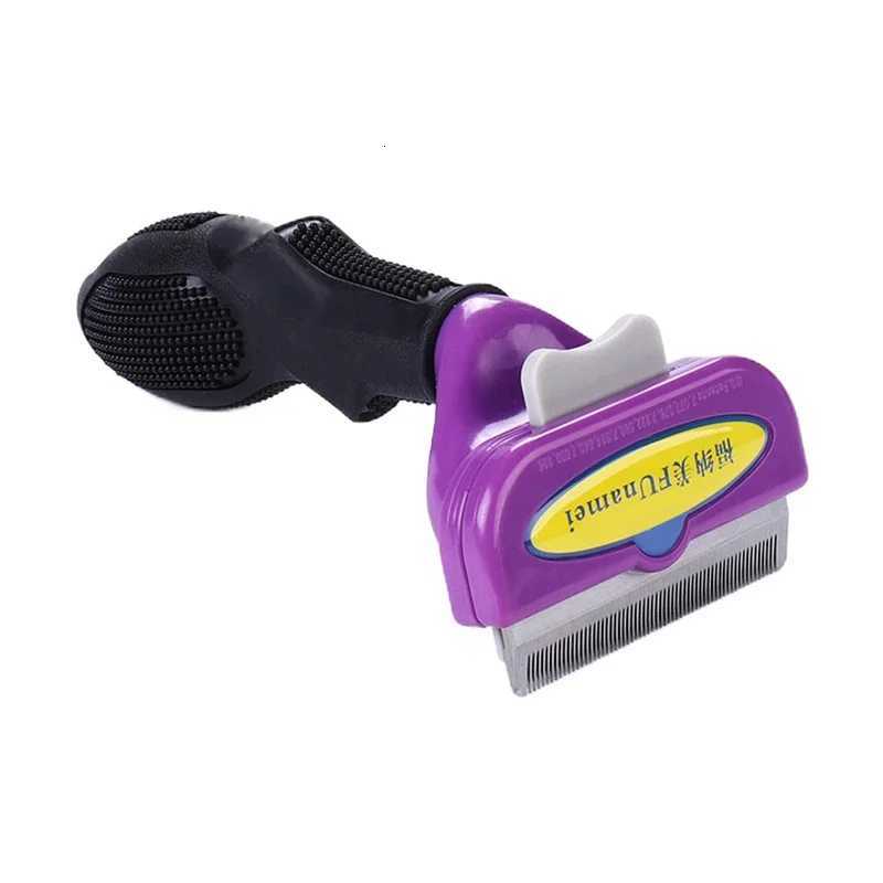Pet Cat Hair Removal Combs Pet Grooming Brush Dogs Cats Hair Shedding Massage Combs Cat Hair Remover Cleaning Grooming Cat Brush M251208 - view 3