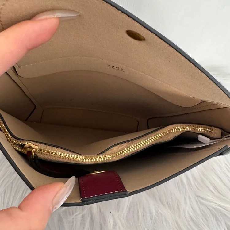 y2k 2025 Genuine leather bag single shoder crossbody persali fiable high-end water bucket bag with box Y251208