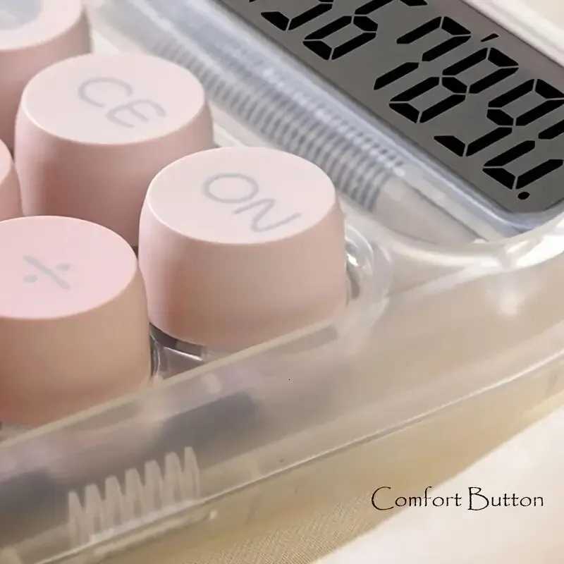 1pc Gradient Calcator 10 Digits Transparent Shell Calcator Aesthetic Calcator Kawaii Transparent Mticolor Calcator H251208