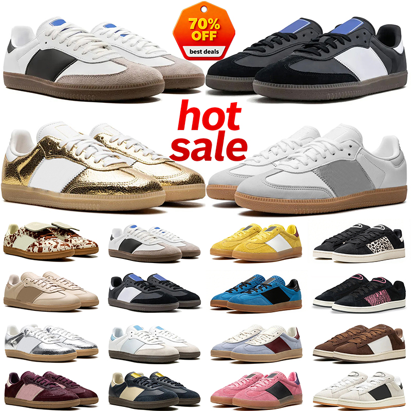 Designer Casual Shoes For Men Women Platform Sneakers Black White Gum Leopard Red Green Suede Silver Outdoor Sports Trainers 36-45