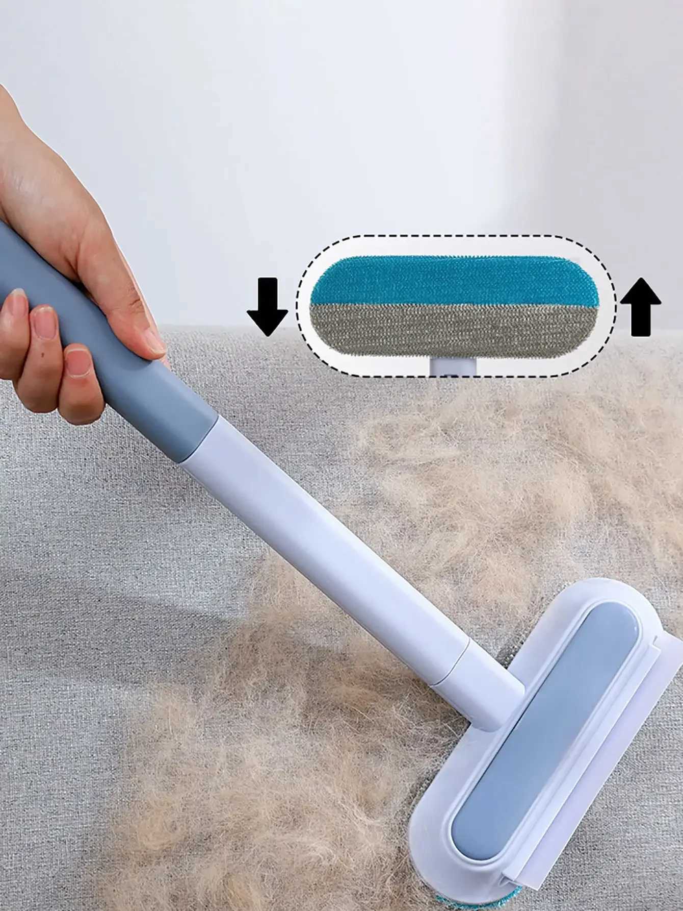 1PC Pet Multi Functional Hair Removal Brush Sofa Carpet Wiping Window Hair Removal Cat Hair Dog Hair Adhesive M251208 - view 5