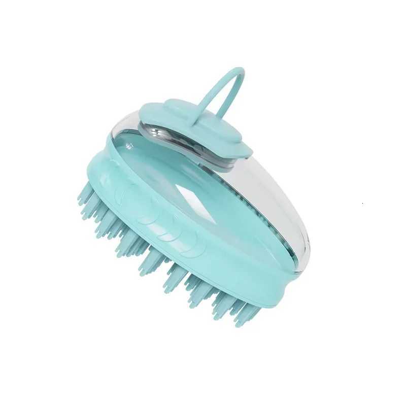 Dog Washing Massage Silicone For Bath Pet Shampoo Brush Dog Bath Brush With Soap Dispenser Dog Grooming Brush M251208 - view 7