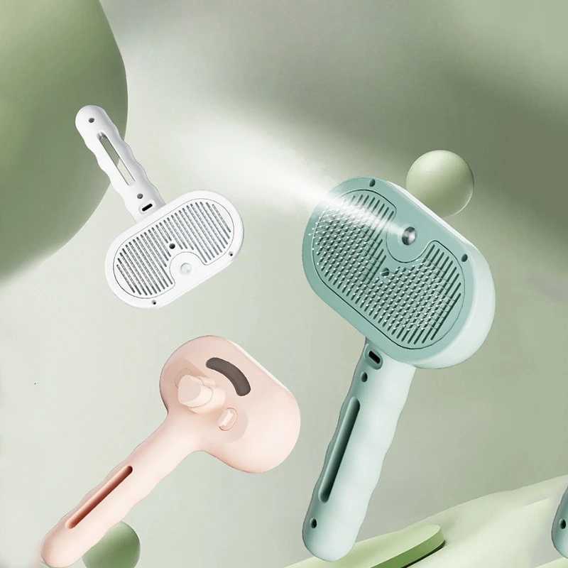 Dog Comb Pet Steam Massage Brush Safe Round Head Soft Teeth Spray Hair Removal Comb for Dog Universal for Cats Dogs Accessories M251208 - view 4