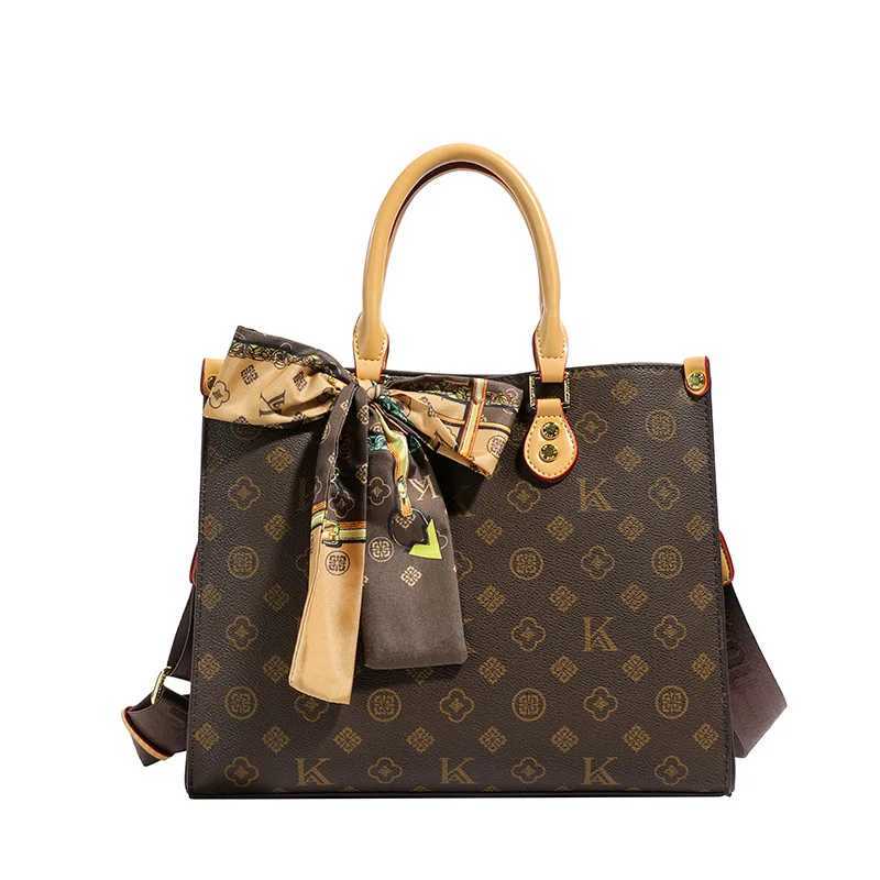 2025 Mogram Tote Bag for Wen Vintage Print Shoder Purse Spacious Adjustable Crossbody Strap with Top Handle Y251208