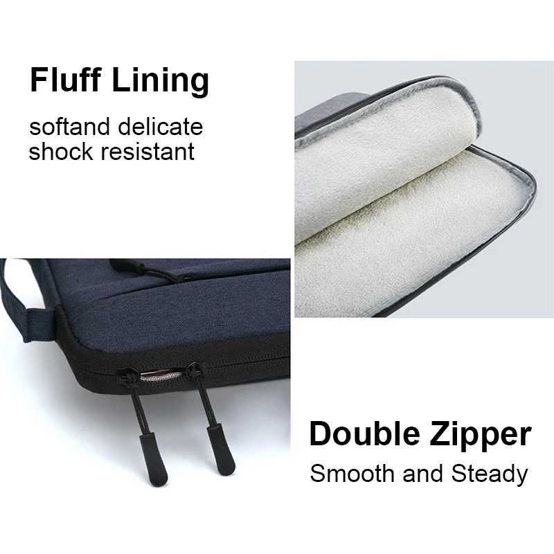 Multi-use Laptop Sleeve Bag With Handle for 11 12 13 14 15 156 Inch All Laptop Shockproof Computer Notebook Bag CaseT251208