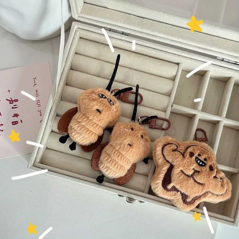 Cute Cockroach Plush Keychain Stuffed Animal Car Key Holder Backpack Pendant Key Chain Fun Gift AccessoriesXJ251208 - view 5