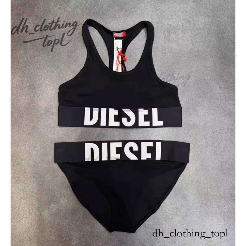 Diseals Vest Womens T-Shirt Designer Hong Kong Style Deasels Vest Spicy Girl Slim Fit Short Top Design Sense Niche Sleeve High Quality Trendy Women's Vest 8c5