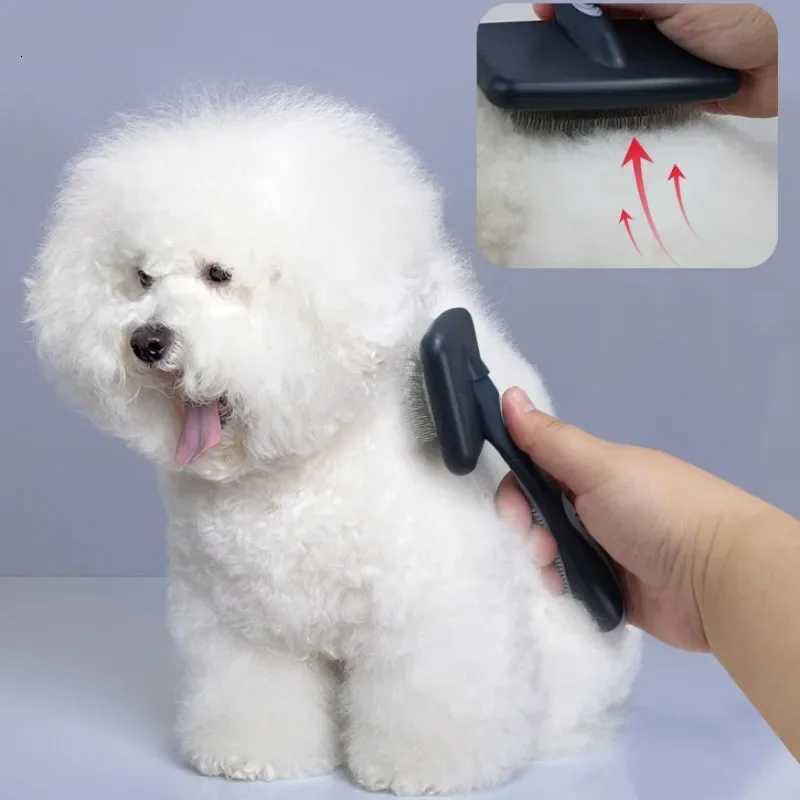 Dog Comb Dog Grooming Brush Massage Cat Brush Stainless Steel Combs for Dogs Hair Knot Opening Pets Accessories M251208 - view 3
