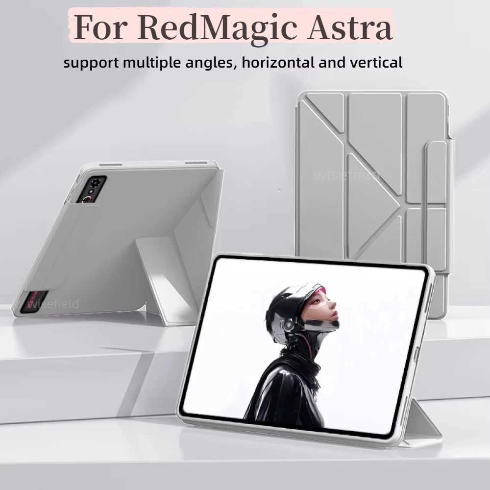 Mtiple Angle PU Sle For RedMagic Astra Gaming Tablet Protective Case Folding Stand Cover For RedMagic 3 Pro C251208