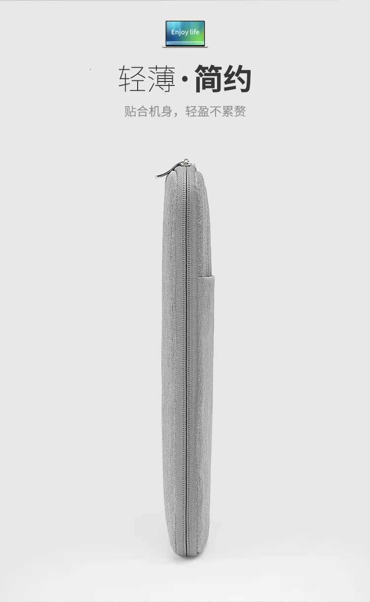 Laptop Bag for Macbook Air M2 Case 12 133 14 15inch Inner Bladder For Macbook Pro Air M1 Lenovo Dell HP Huawei Xiaomi Denim BagT251208