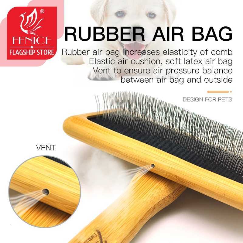 Fenice Dog Cat Comb Brush Needle Open knot brush Pet Hair Brush for Dog Hair Remover Pet Beauty Grooming Tool M251208 - view 4