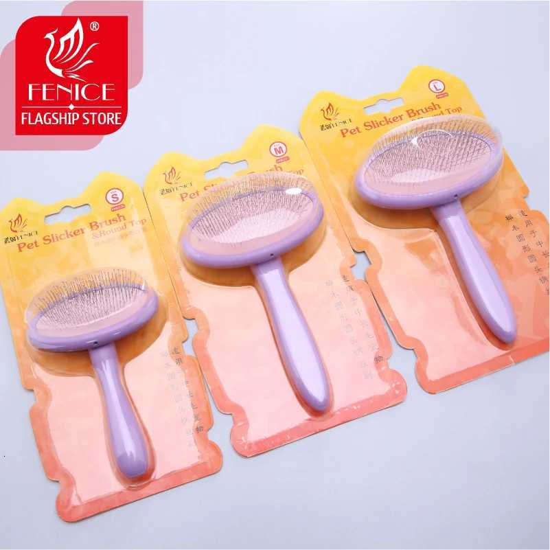 Fenice Dog/Cat Grooming Brush Wooden Dog Brush Shampoo Tool for Pet Beauty and Massage Soft Pad Pet Bath Brush Comb M251208 - view 6