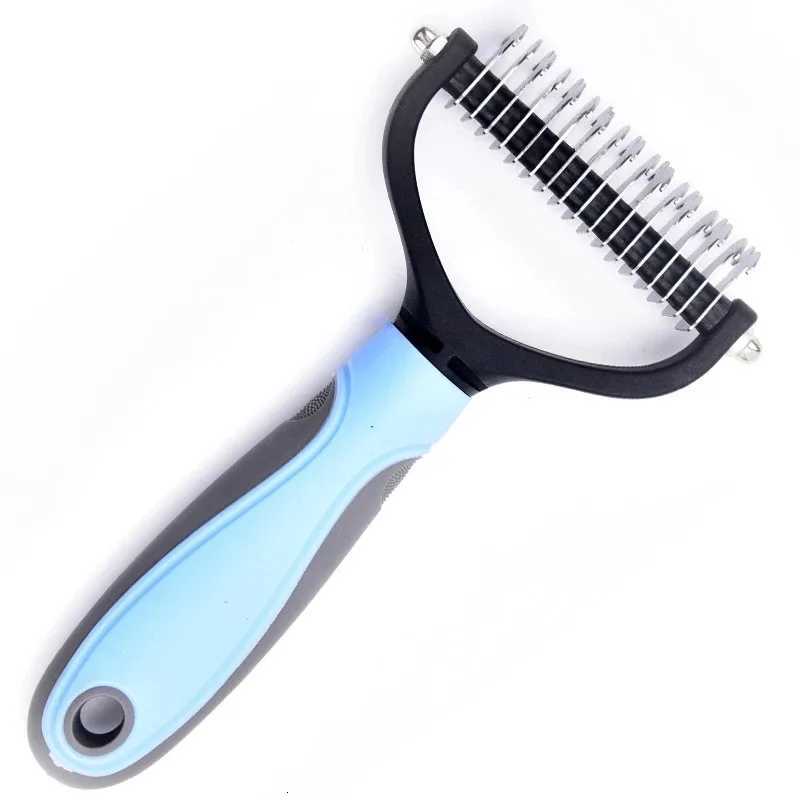Pet Knot Comb Dog Hair Combiner Hair Removal Comb Double sided Available Dog Comb Pet Hair Knife Hair Removal Comb Cat Comb M251208 - view 6
