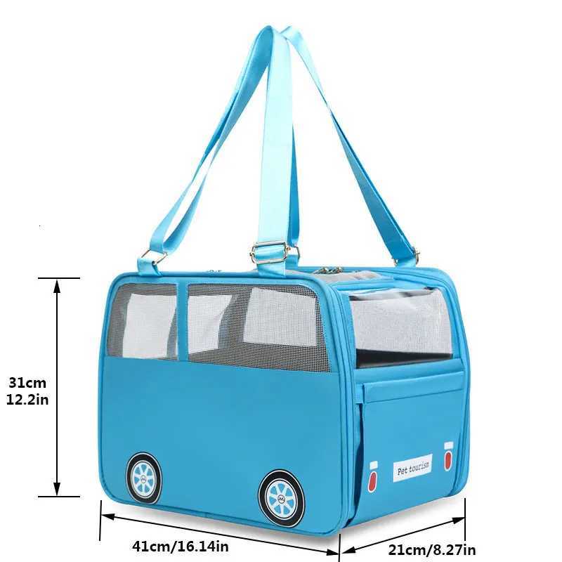 Fashionable breathable pet bag with large capacity multi-sided ventilation and single-shoulder carrying for travel Handheld bag Y251208