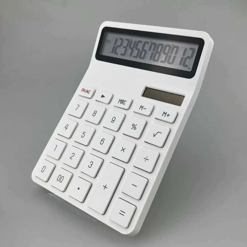 12-Digit Solar Calcator with Dual Power Supply Electronic Financial Accounting Tools for He Off School H251208
