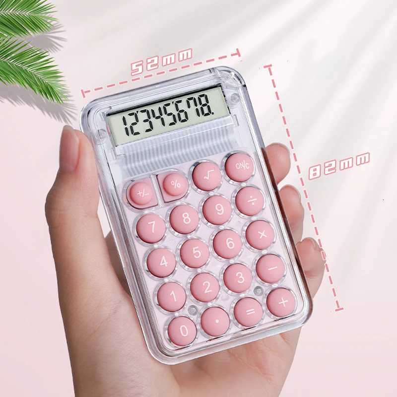 Cute Silent Calcator Mini Version Learning Auxiliary Small Portable Calcator Back To School Supplies Students/Finance H251208