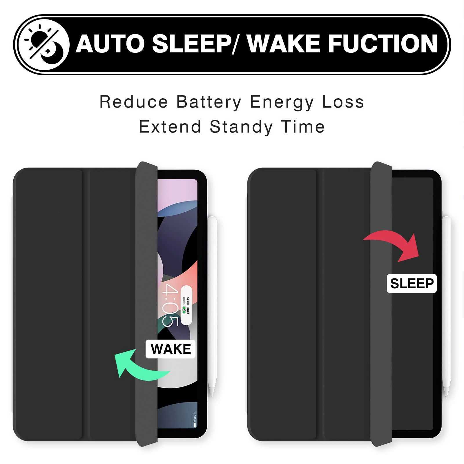 For iPad Pro 13 Case M4 2025 Air 11 M3 M2 Powerf Magnetic Attachment Slim Trifold Stand Case for iPad Air 5 6th 10th Pro 129 C251208