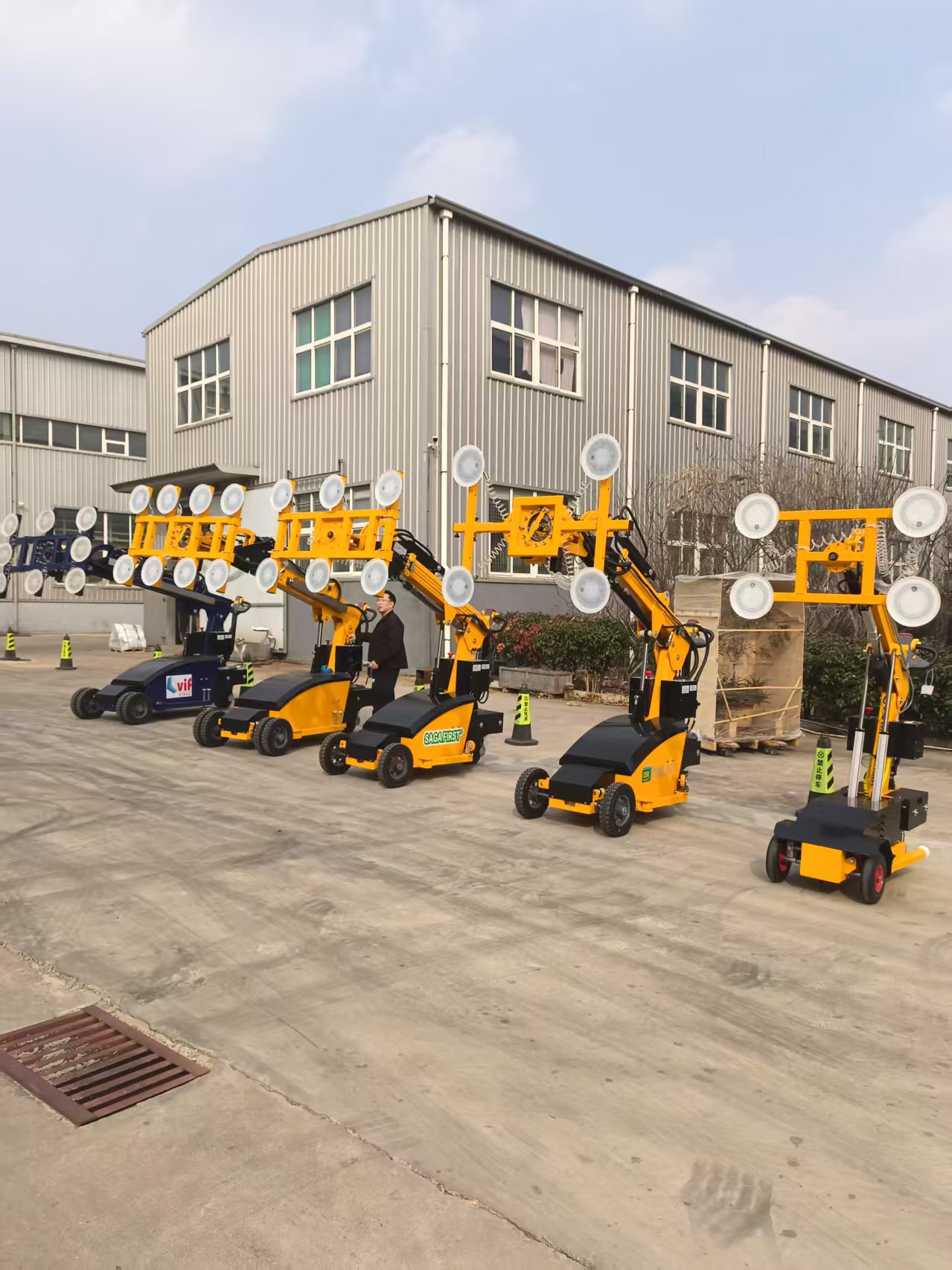 2025 Professional Glass & Granite Lifter | 800kg Mobile Vacuum Suction Cup System