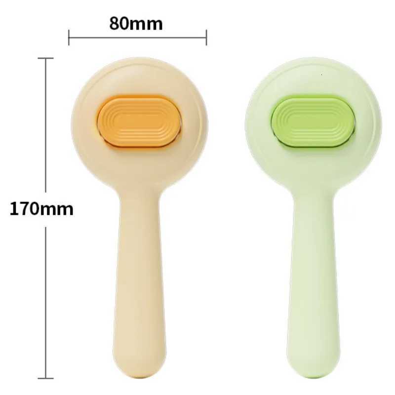 Cat Brush Self-cleaning Cat Brush One Click Combs for Cats Hair Cleaning Pet Grooming Massage Dog Comb Brushes M251208 - view 7