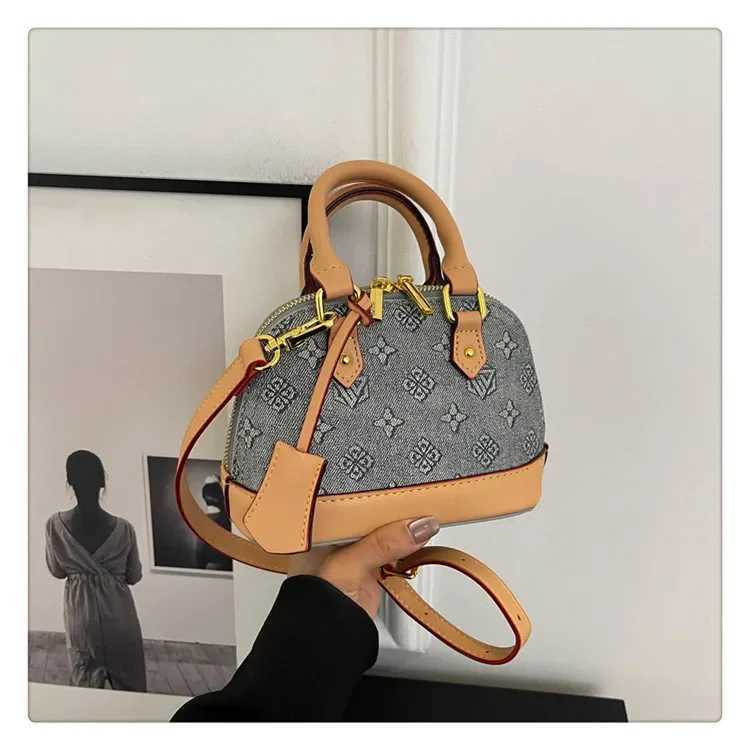 2025 New Print Shell Bag Wens Crossbody Shoder Bag -Color Block Textured Purse for Casual Cmute Daily Essentials Y251208a