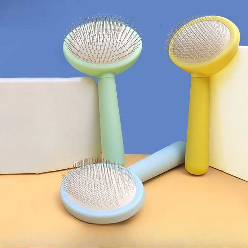 Creative Pet Bath Grooming Comb Dog Comb Knot Removal Floating Brush Dog Cat Airbag Massage Needle Comb Pet Cleaning Supplies M251208