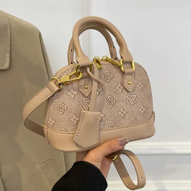 Wens Trendy Small Shell Bag - Luxury Vibe Versatile Top-Handle Crossbody Bag Y251208