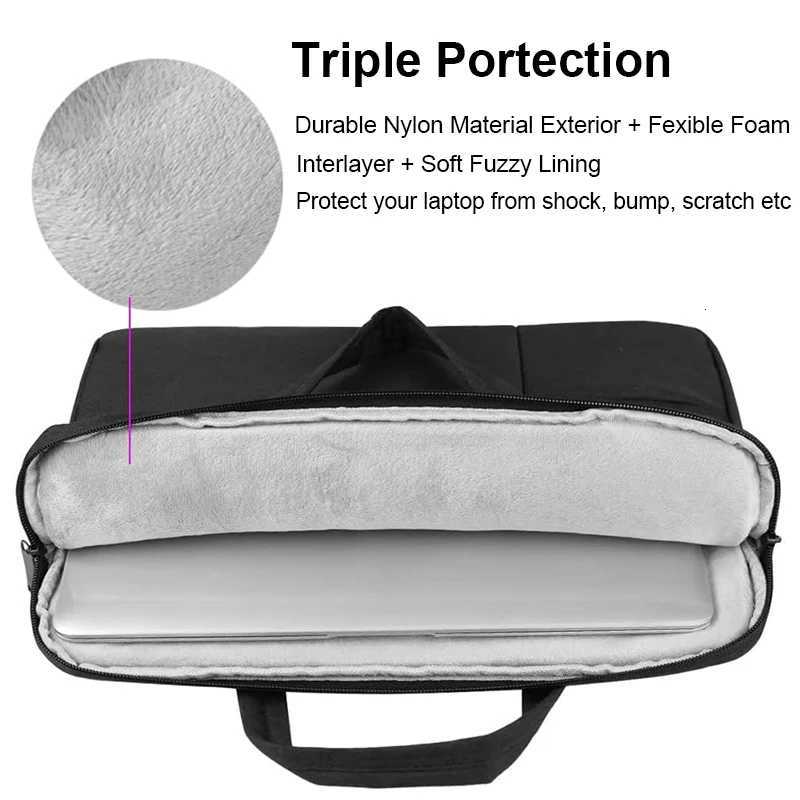 Handbag Laptop Bag 13 14 15 156 Inch For Xiaomi MacBook Air ASUS Laptop Bag Case Cover Notebook Accessory Women Men BriefcaseT251208