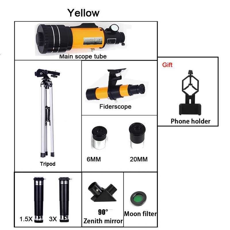 Professional Astronical Telescope F30070 Monocar 150 Times Zo HD Night Vision View Moon Star AZM70300 Stargazing C251208