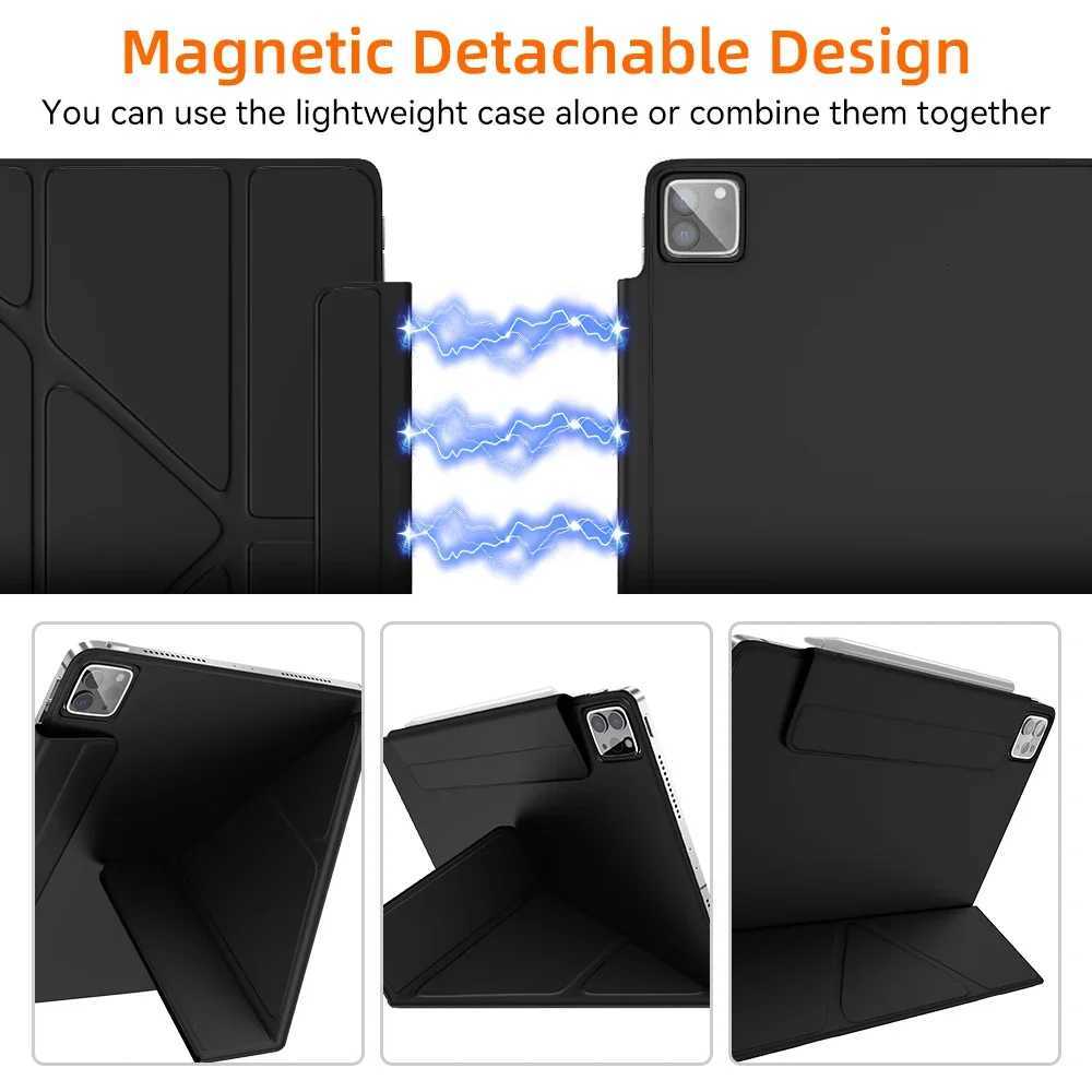 For 2025 ipad Case For ipad 11 13 M2 3 4 Magnetic Separation Case For iPad 10th A16 109 129 Air 5 4 3 9/8/7th Tablet Case C251208