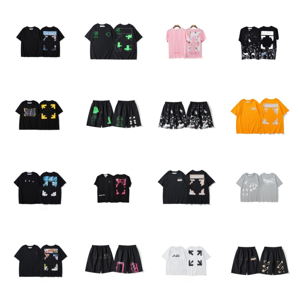 OFF mens designer t shirt for men womens graphic tee foam printed shirts tluxury shorts Street Tracksuit white men tshirt clothes brand jorts polo shirt 30