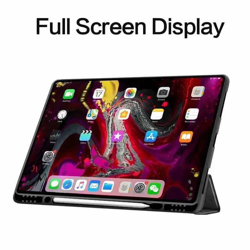 Retro Marbling Tablet Case for IPad Pro 129 Series Dedicated 2015/2017 2018 2020/2021/2022 Generation Case Pen Slot Smart Cover C251208