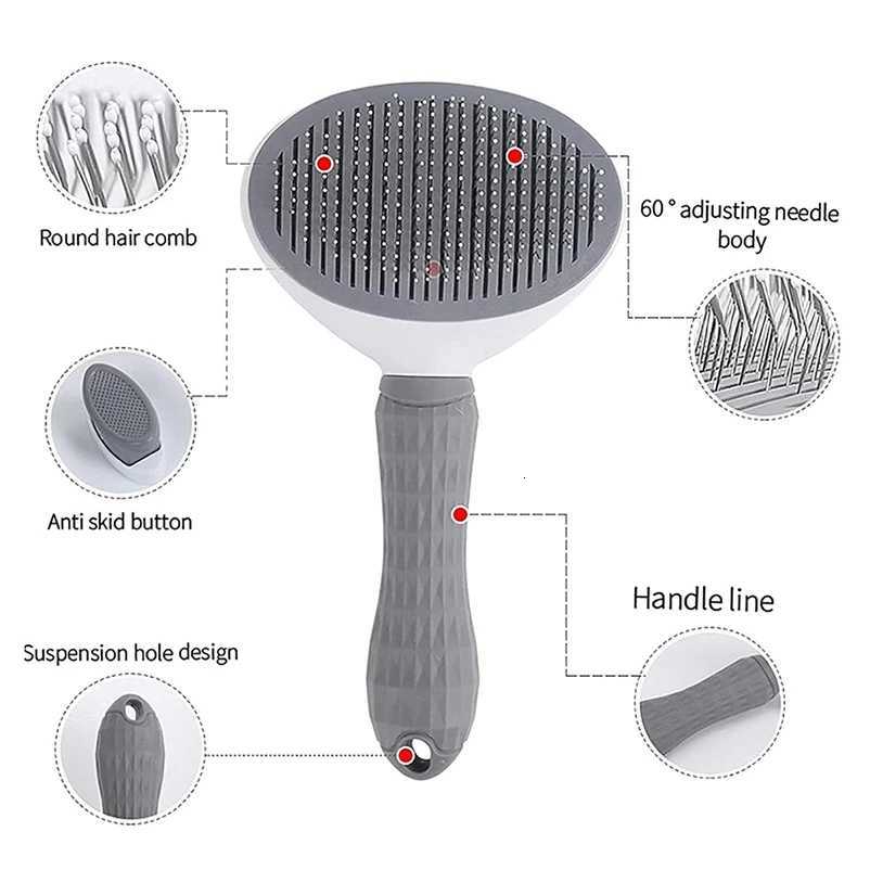New pet for dog combing special comb long-haired dog to remove floating hair needle comb pet dog combing brush pet supplies M251208 - view 3
