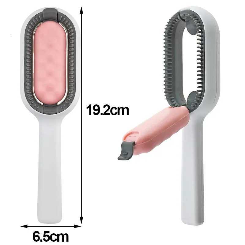 4 In 1 Pet Hair Removal Brushes with Water Tank Double Sided Dog Cat Grooming Massage Comb Cleaning Floating Hair Pet Supplies M251208 - view 7