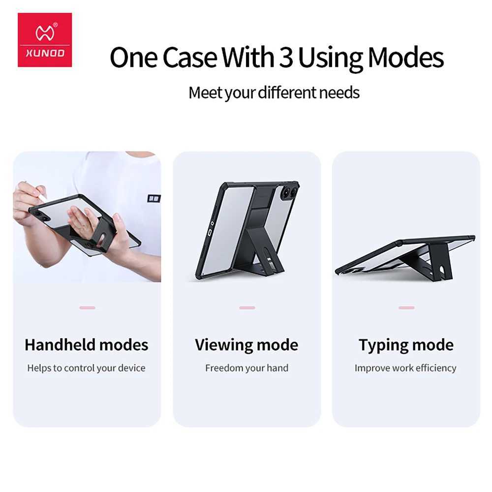 Xundd For Redmi Pad Pro Pad 121 Tablet Cover Anit-shock Shell with Invisible Magnetic Bracket Holder Case C251208