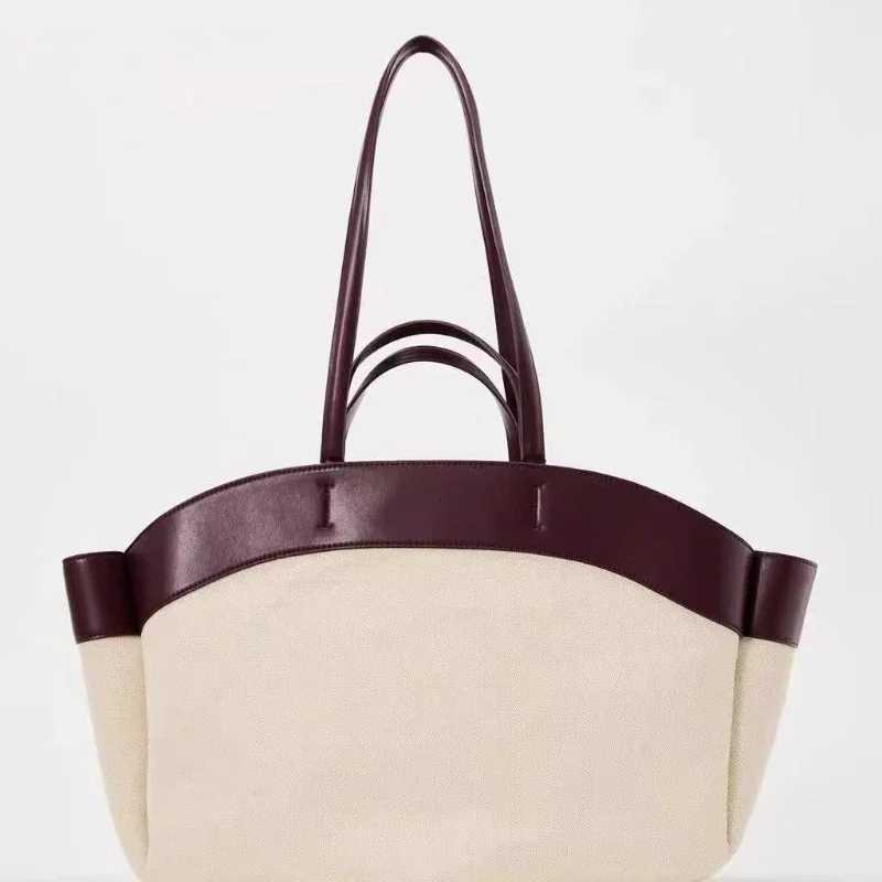 Fashion Beautiful Canvas Satchels Bag New Mommy Bag Large Capacity Commuter Hand Bill Shoulder Casual Tote Package C251208