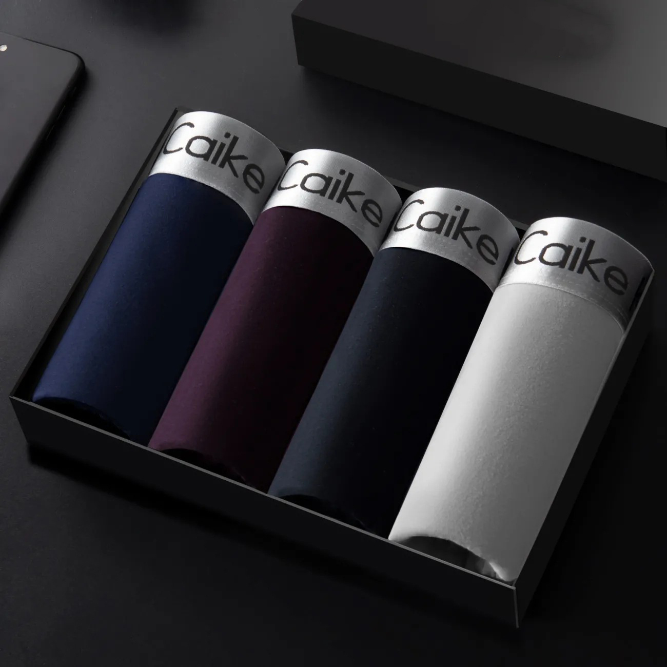 Free shipping designer underpants New Men's Underwear Stylish Four-Panel Boxers and Briefs