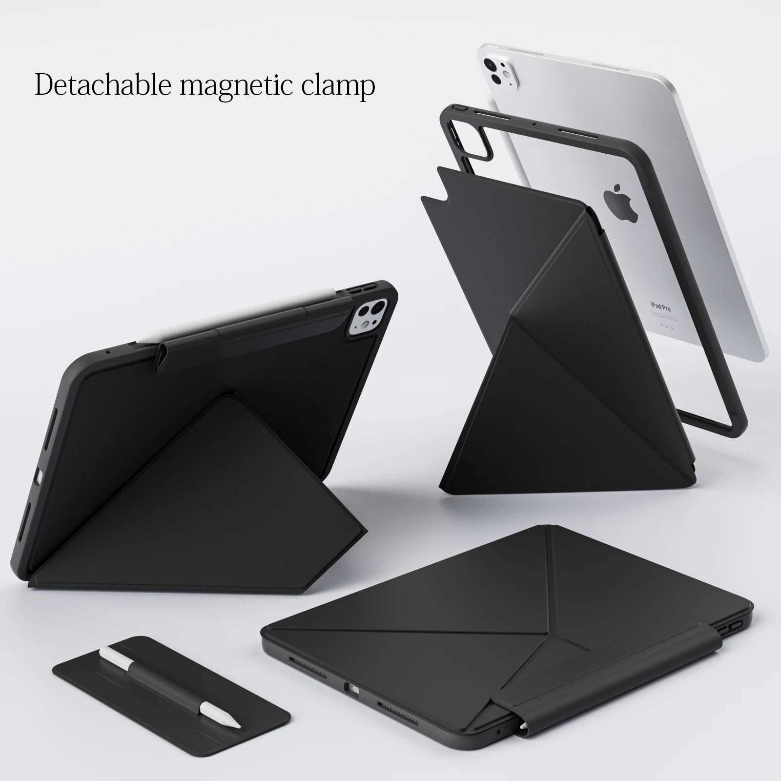 2025 Magnetic clip protective Cover for iPad Air 11 M3 M2 Tablet Case For for iPad A16 11th 109 11 Pro 129 6th Magnetic Clip C251208