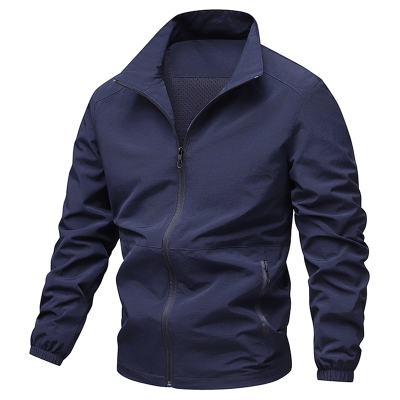 Korean Style Casual Jogger Jacket Breathable Lightweight Fabric Perfect For Spring Fall