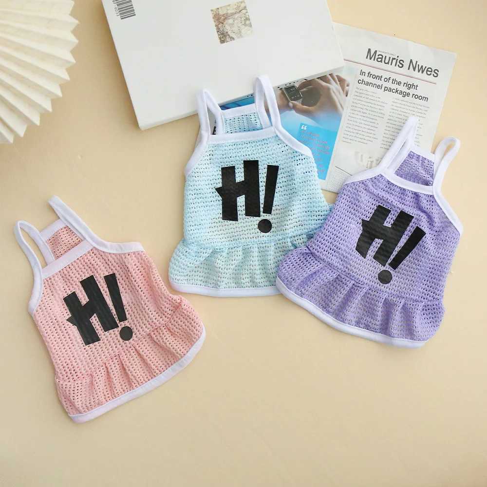 Cat and Dog Mesh Breathable Strap Skirt Pet Summer Cool Cute Simple Princess Skirt Teddy Bear Small Dog M251208