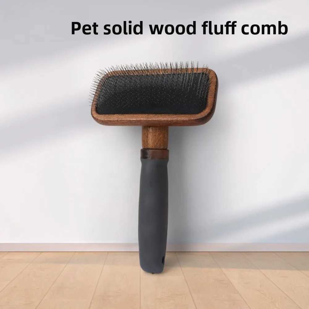 Dog Comb Wooden Dogs Brush Massage Cat Brush Dog Grooming Combs for Dog Long Hair Cleaning Pet Supplies M251208 - view 3