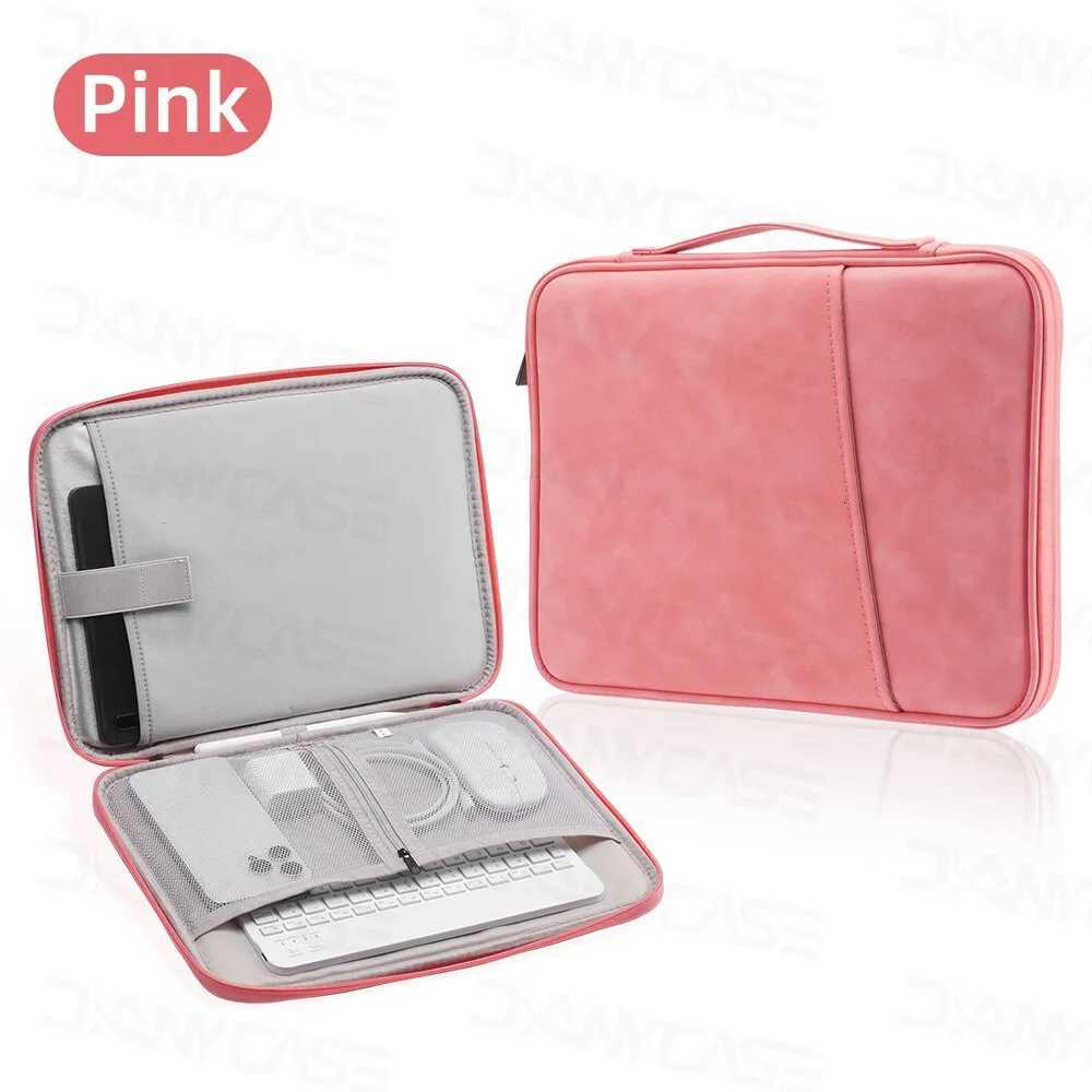 Waterproof Leather 11-13 inch Tablet PC Carrying Case Padded Protective Travel Inner Bag for iPad Samsung Tablet PC CaseT251208