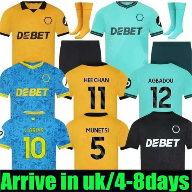 2025 2026 WolvEs GUEDES STRAND LARSEN Soccer Jerseys Strand Larsen Fer Lopez J. Arias DOHERTY 25 26 Wolverhamptonfootball HEE CHAN Football