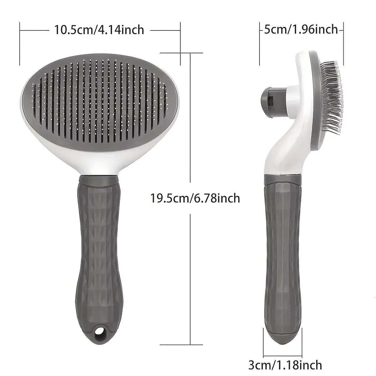 1/2 pack pet comb cat massage comb dog grooming brush stainless steel needle pet comb M251208 - view 3