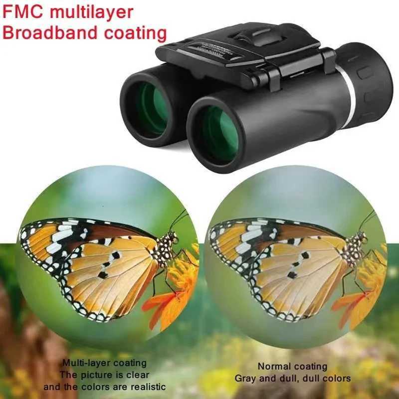 4000X25 Bino HD Zo Portable Powerf Long Range BAK4 Telescope Folding Low Light Bino for Hunting Camping C251208