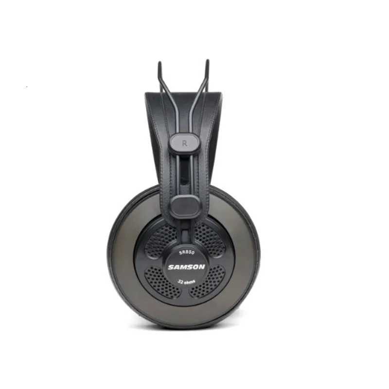 Samson SR850 Monitoring Headset Velour Earcup Semi-Open Monitor Headphone For Studio Recording Karaoke Game M251208