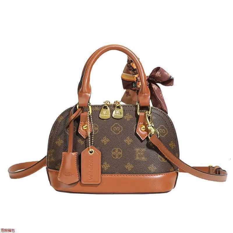 2025 Shell Print Crossbody Bag Fi Shoder Purse for Wen Textured Tote Elegant Day-to-Night Bag Chic Sling Bag Y251208