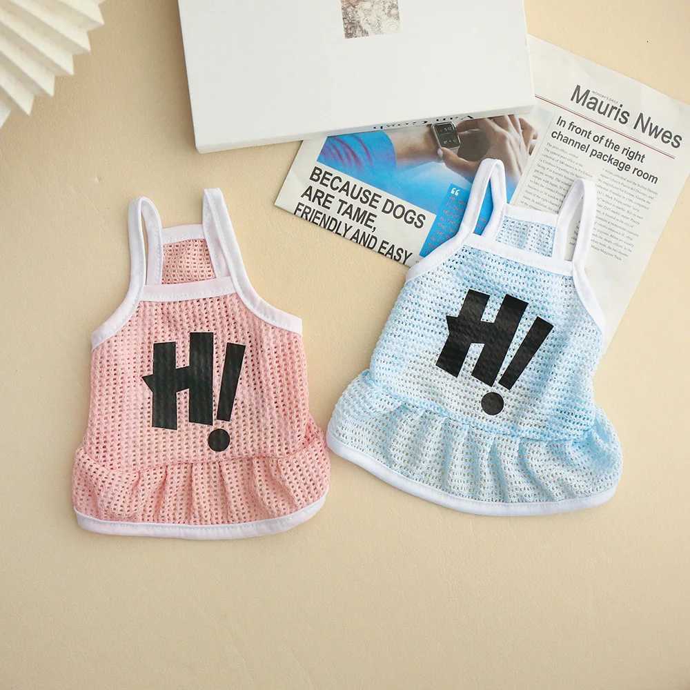 Cat and Dog Mesh Breathable Strap Skirt Pet Summer Cool Cute Simple Princess Skirt Teddy Bear Small Dog M251208