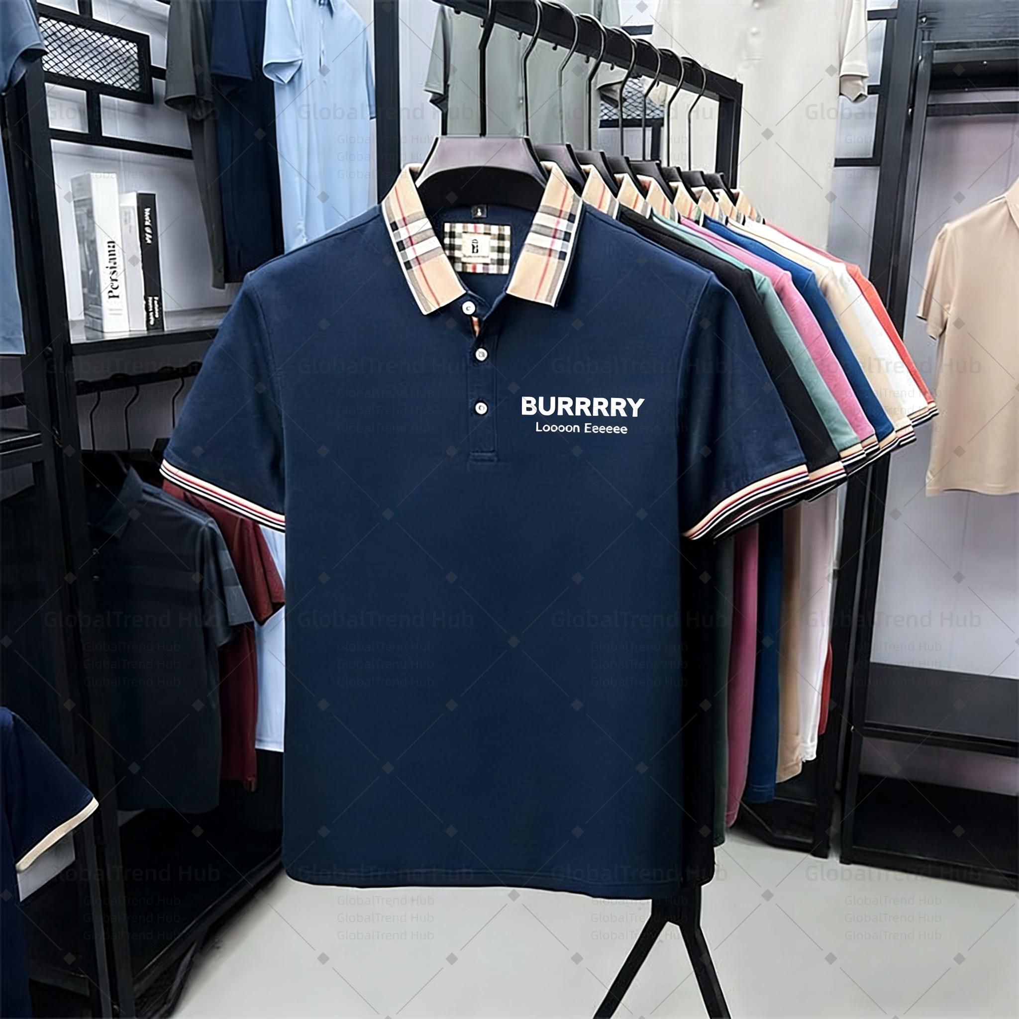 mens polos summer casual solid color polo shirt slim fit lapel short sleeve top versatile collar for a slimmer silhouette size m-4xl