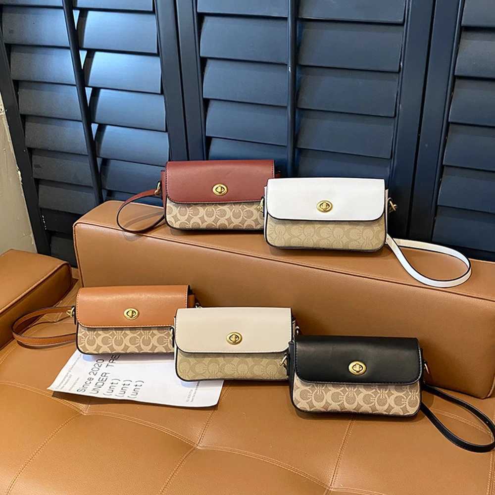 New woven pattern texture handbag fiable wens cmuting shoder bag diagal cross French stick bag Y251208