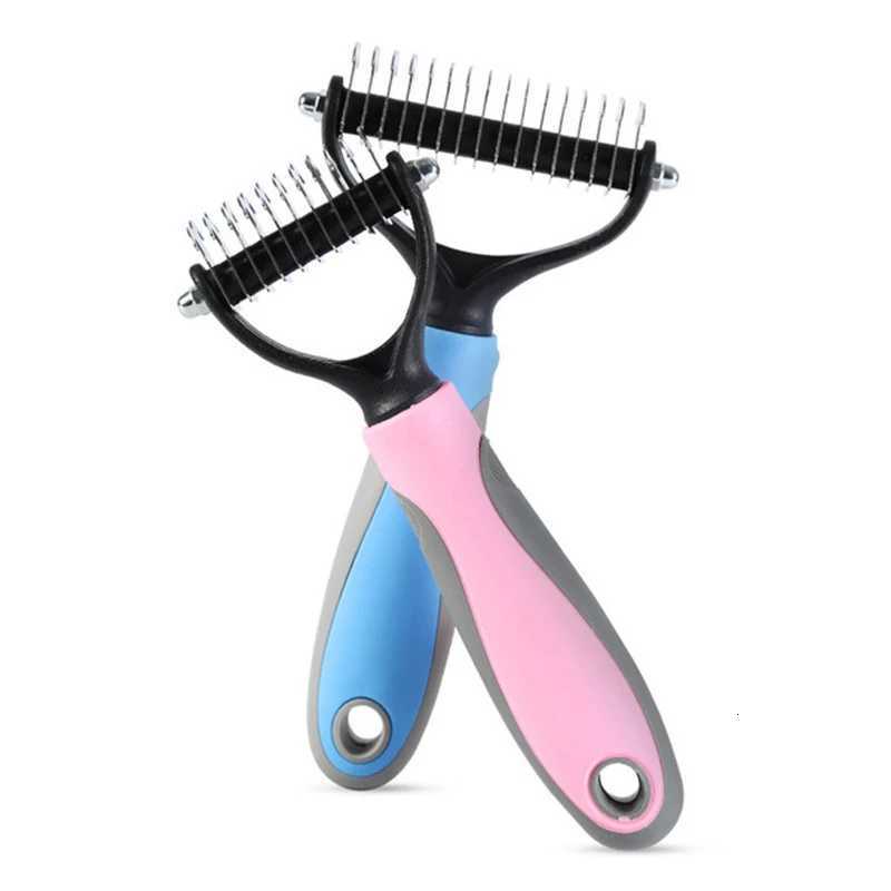 dog brush double-sided hair removal comb and hair removal tool used to remove mats and tangles the best pet grooming brush M251208 - view 6
